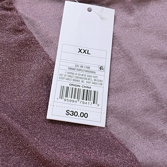 Women's Long Sleeve Cut Out Lurex Bodycon Dress Wild Fable™ Purple Size XXL - Picture 12 of 14